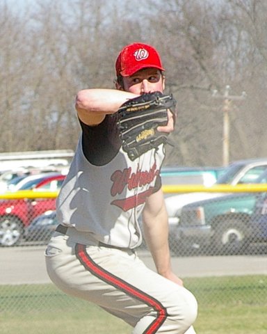 imgp8300 Wilmot's Quincey Berg eyeing the target in the Panther's 5-4 win. Dave Thoss photo