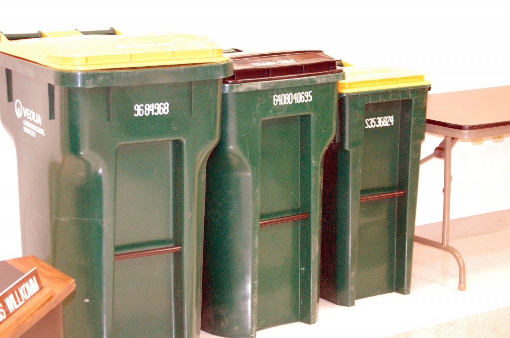 The possible new recycling containers for Silver Lake come in 99-, 65- and 35-gallon sizes.
