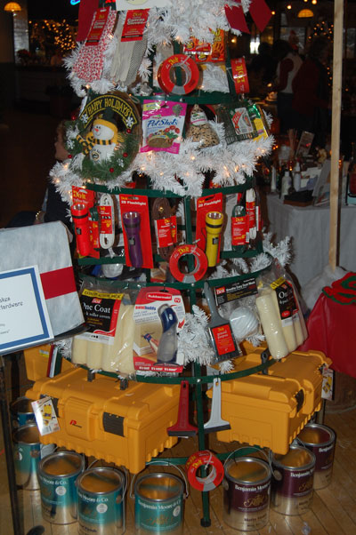 This hardware store themed tree from Do It Best Hardware took first place in the business category at the Twin Lakes Chamber and Business Association's Trees on Parade and Holiday Shopping event last weekend.