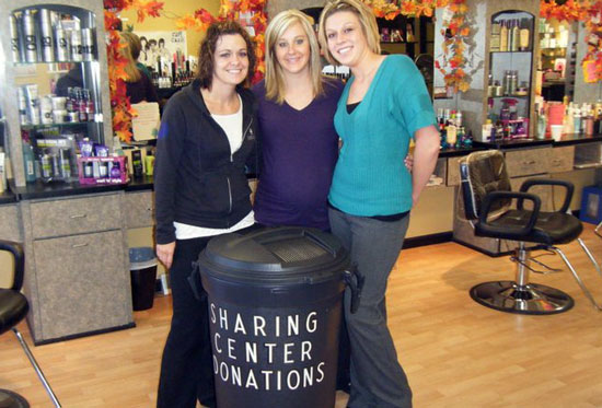 Bristol Hair Shoppe conducting food drive for The Sharing Center – West