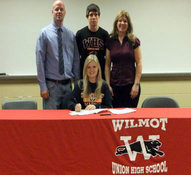 Cora Rogalski with her parents Christopher and Kathryn and her brother Albert. /Contributed photo