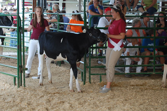 2013 Fairest of the Fair Alizabeth Elfering participates in the alumni shownship class.