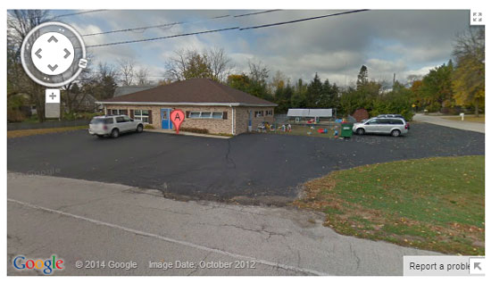 This Google Streetview photo shows the proposed new Community Library branch on Second Street in Silver Lake.