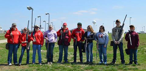 (From left) Melissa Ide, Angela Schumacher, Tara Steffen, ALicia Dale, John Zeitler, Zack Heiselmann, Brooke Galuszka, Emily Galuszka, Ryan Neal and Darin Bruski. /Contributed photo