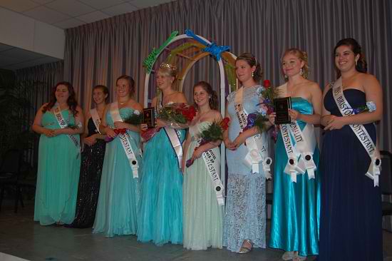 All of the Miss Bristol 2014 contestants.