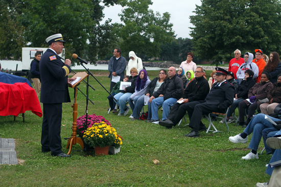Pleasant Prairie Fire Chief Doug McElmury.