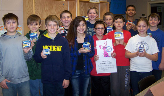 Randall School 7th Grade Gifted and Talented students . /Submitted photo