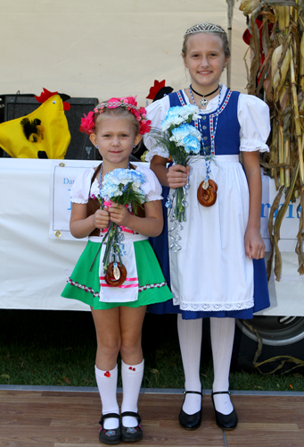 Scarlett Towry, 5, Trevor, and Cadence Svehlek, 9, Waukesha, were named Little Miss Edelweiss.