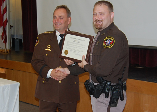 Sheriff David Beth and Deputy Shawn Beckstrom.