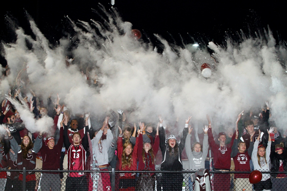 Student section, kickoff