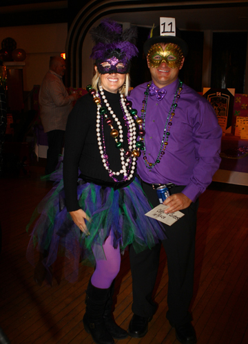 Dave Thornton and Toni Snow, costume contest winners