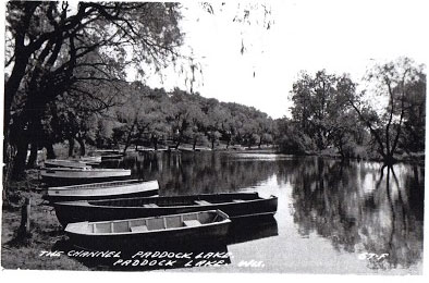This is the photo postcard that inspired the new village logo.