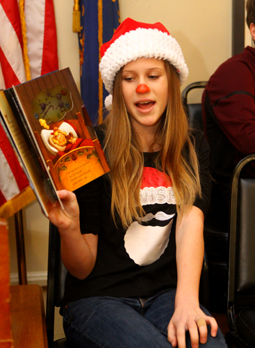 There were also readings of "Twas The Night Before Christmas,"