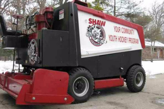 The Zamboni that will be purchased for the Silver Lake rink. /Submitted photo