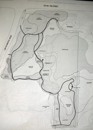 A plan for the proposed park from 2009. Click image for a larger view.