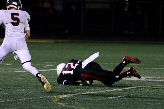 With 1:45 left in the game, Burlington fumbled the Wilmot punt and Jacob Gerzel recovered it. 