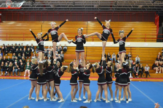 CHS Varsity cheer. /Submitted photo