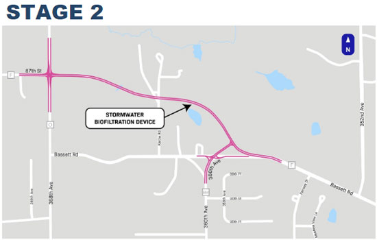 Highway F realignment project to begin Monday – West of the I